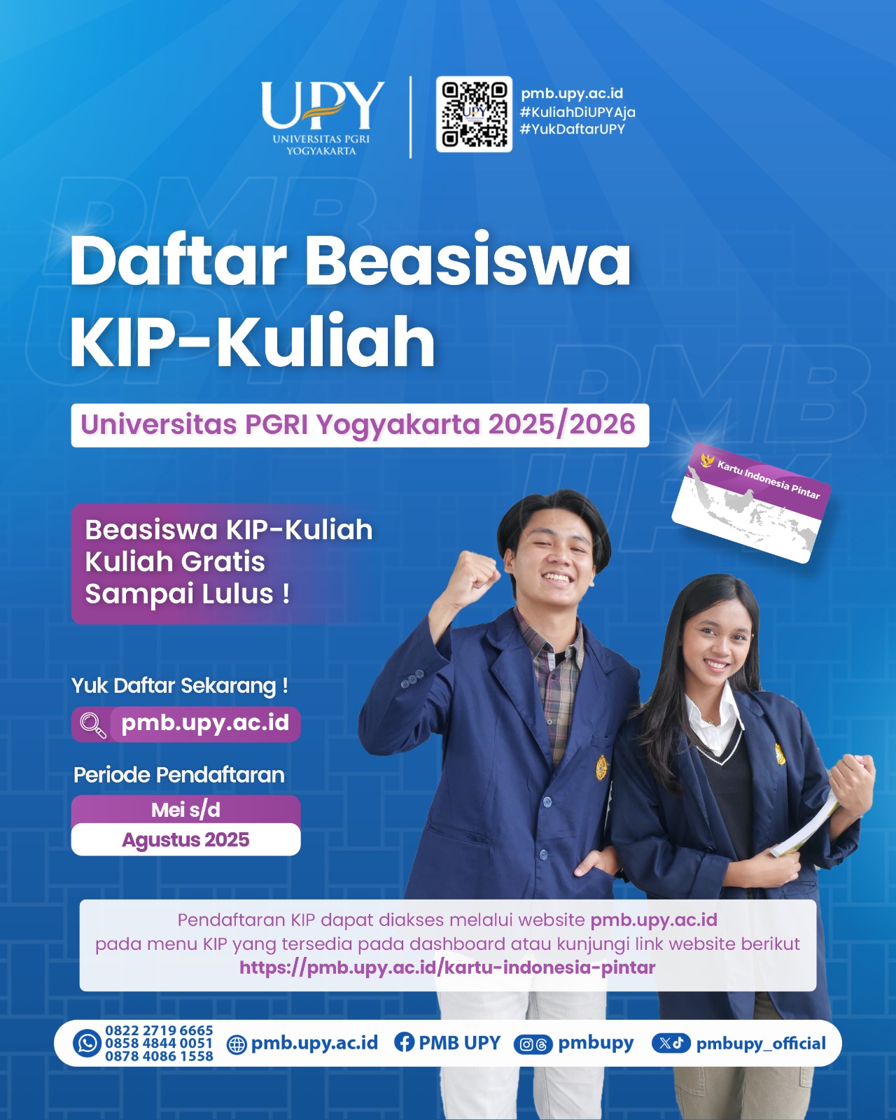 PENDAFTARAN KIP UPY 2025