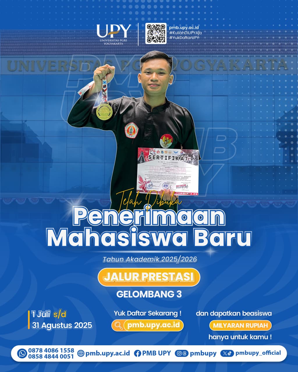 PENDAFTARAN JALUR PRESTASI GELOMBANG 3